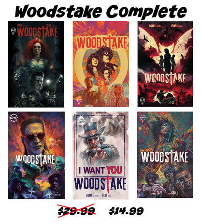 Woodstake Hippie Vampire Comic Book Series Complete SHP Comics