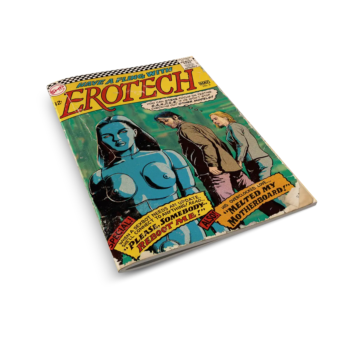 EroTech #1 and #2 with Retro Variant Cover (56 pages)