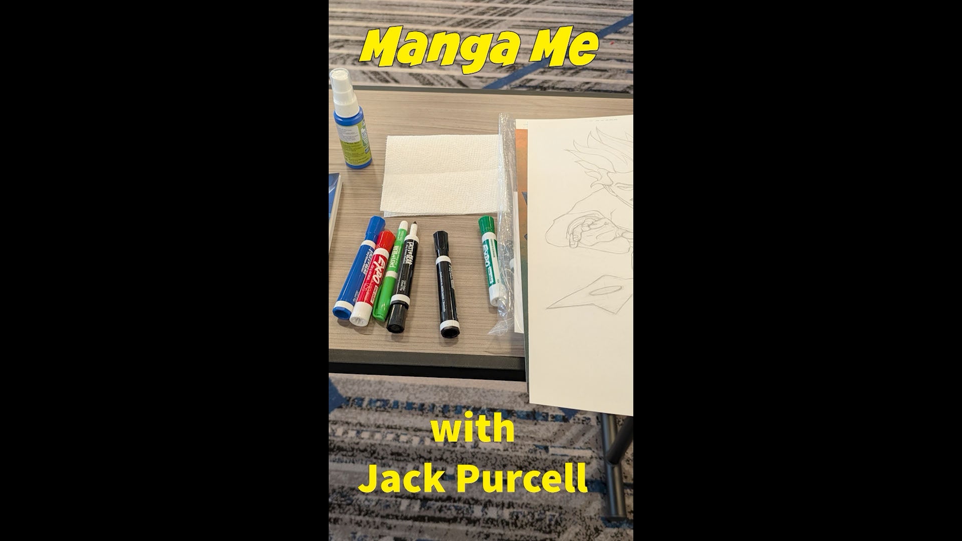 Load video: Manga Me! with Jack Purcell