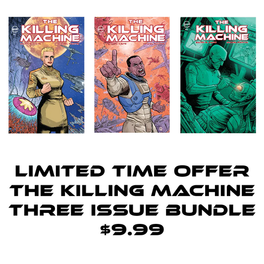 The Killing Machine Starter Bundle Military Sci-Fi Comic Book Series SHP Comics