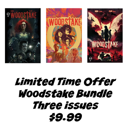 Woodstake Starter Bundle Hippie Vampire Comic Books Series SHP Comics