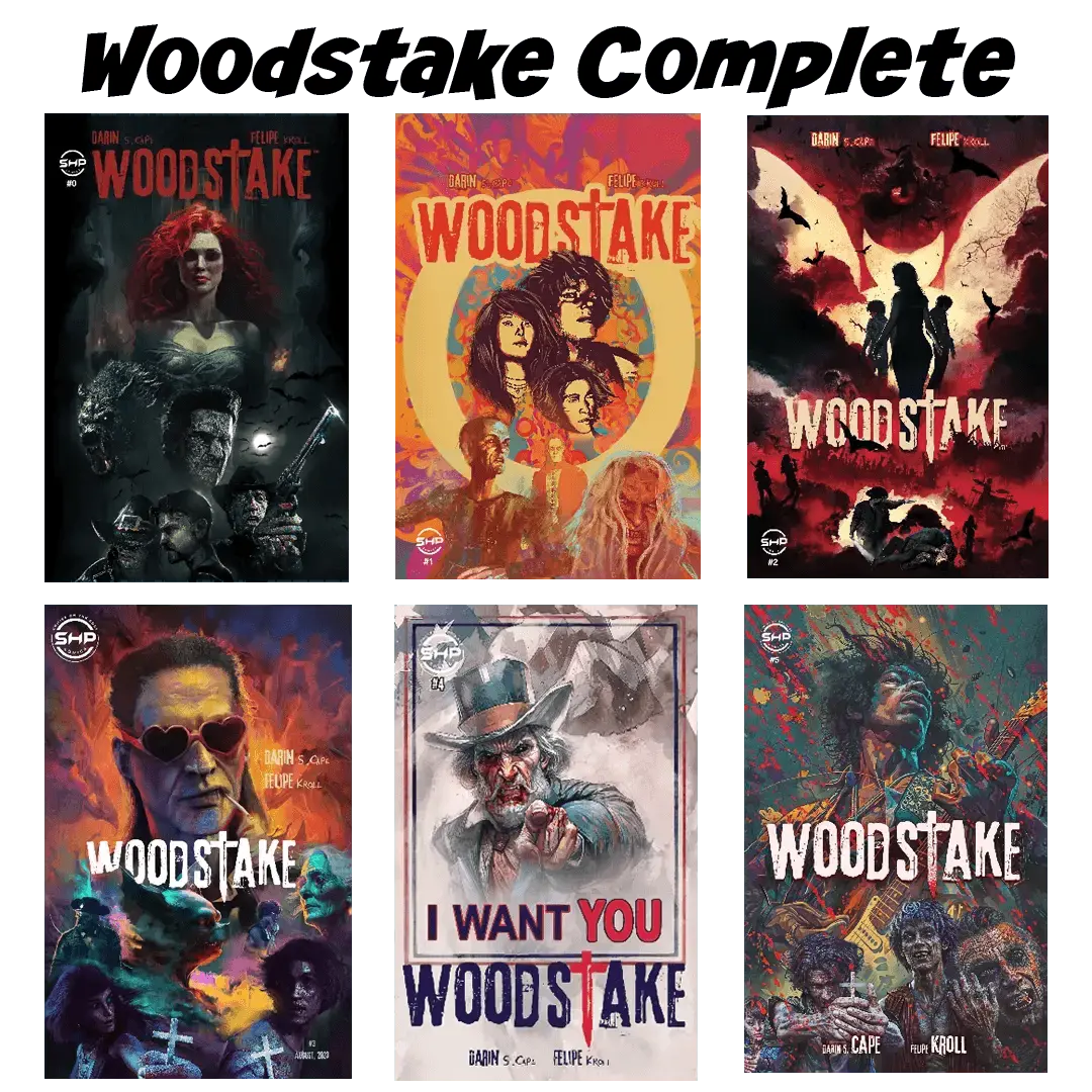 Woodstake Hippie Vampire Graphic Novel Complete (Print Edition) SHP Comics